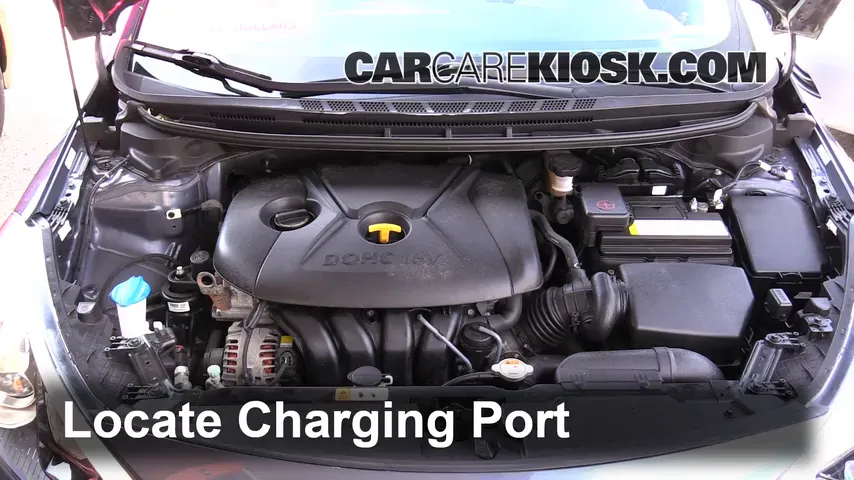 2014 Kia Forte LX 1.8L 4 Cyl. Air Conditioner Recharge Freon